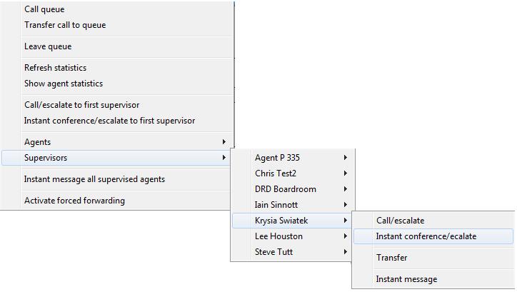 8 Activating Outbound DNIS If the agent is a member of BroadWorks call center premium queues, and the DNIS capability has been configured, then the user can select an outbound DNIS which will