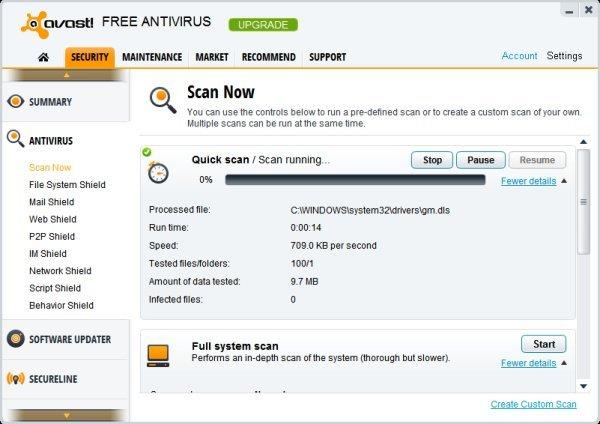 #1 Avast Anti Virus Avast provide a complete safety system for your beloved computer. This is a really powerful program and it can be customized to suit your needs.