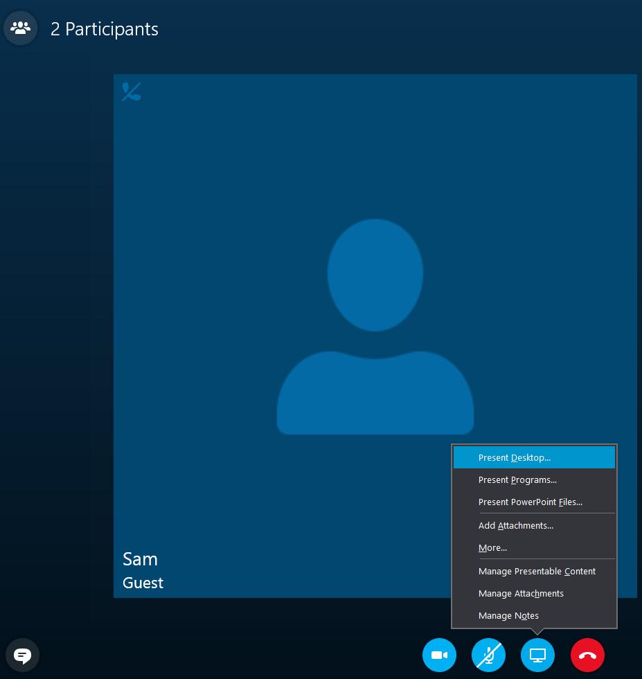 Manage a third-party participant in a Skype meeting A third-party participant can join your Skype meeting using
