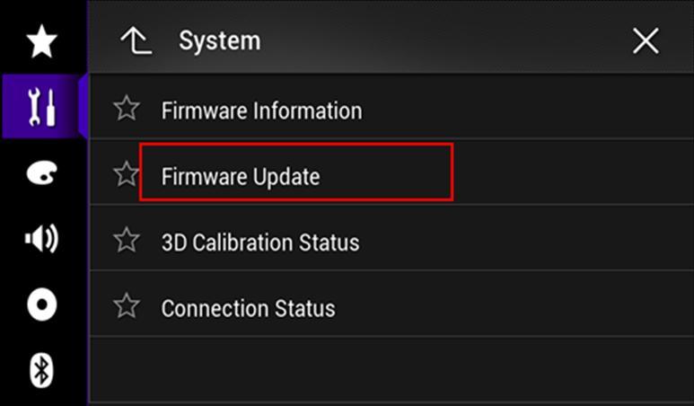 Updating the firmware on your Unit Procedure: 1.