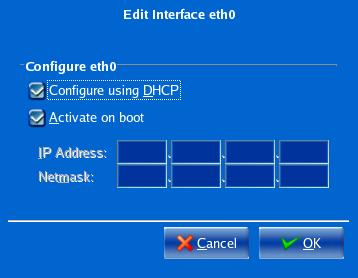 2.7 Network configuration If installation program detects network card in the host machine, the network configuration interface below will appear: Network configuration The installation program will