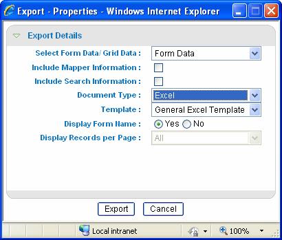 Exporting STR List to Excel Exporting STR List to Excel The RR Search and List page allows you to export the report list into an Excel template.
