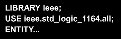 Standard logic type STD_LOGIC is a resolved tipo resuelto A STD_LOGIC object may have got multiple drivers The resolution function assign an X when there is a collision between