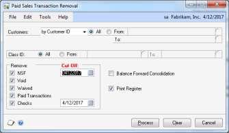 Fulfillment window, or the Sales Transaction Inquiry Zoom window and select the order/invoice you would like to print.