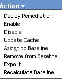 Figure 6-1 Mandatory Baseline Search You can search for the mandatory baseline patches based on the following filter options: All Patches: Displays all patches, including mandatory baseline items.