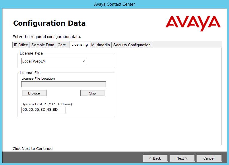 Avaya Contact Center Select migration 28. In the Confirm Password box, re-type the password. 29.