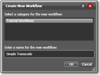 Chapter 1 Getting Started Vantage Workflow Designer User s Guide 5 3. Next, create your first workflow - select File > Create New Workflow: 4.