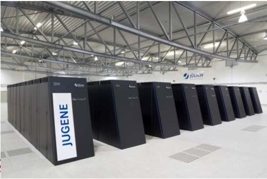 operate up to four leading edge Tier-0 systems First Tier-0 system (1 petaflops) in Germany (JUGENE)