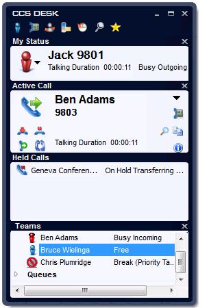 1.4.5 Transfer and Conference A call can be supervised transferred