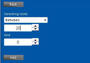 3.3.4 Cost Calls can be filtered based on the Cost calculated by CCS Report.