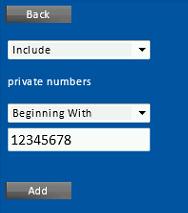 3.3.21 Private Number CCS Report administrators are able to import a list of private and busines numbers, and calls can be filtered based Private Numbers.