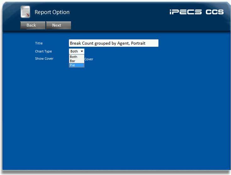 3.4 Report Options Step 2 Step 2 allows us to create a title for our report and also select any