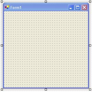 The first thing to concentrate on is that funny grey square with all the dots on it. That's called a form.
