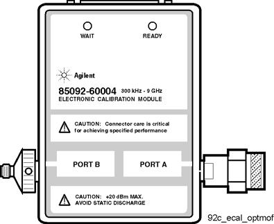 8509x Modules (RF Two-Port) ECal modules from this series are available with the connector types and frequency ranges shown in Table -2 on page -5.