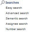 Advanced search Numbers With allows to find publication numbers and search them in the proper format