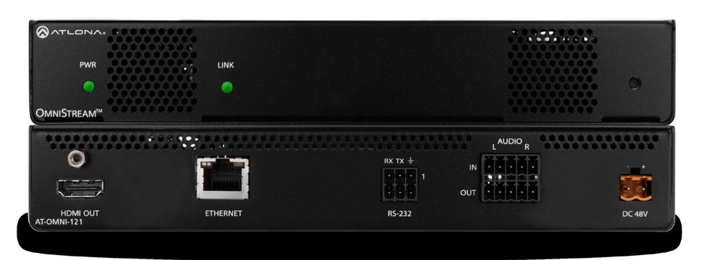 OmniStream 2 Single-Channel Networked AV Decoder The Atlona OmniStream 2 () is a networked AV decoder for an OmniStreamencoded video stream up to 4K/UHD, as well as embedded audio and RS-22 control.