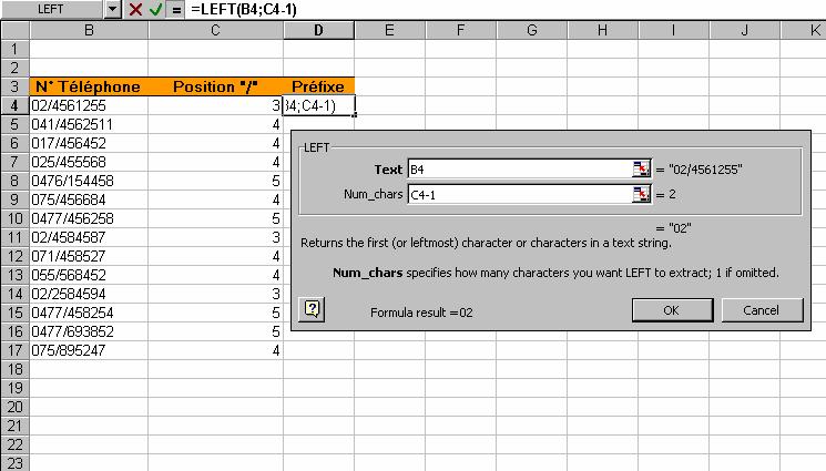 =LEFT The function s arguments LEFT (text ; num chars) The function has 2 arguments.