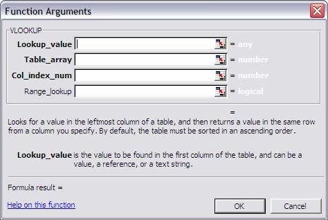 Functions THE VLOOKUP FUNCTION The function VLOOKUP enables you to look for a reference in a vertical column. This research will be executed exactly the same way, as you would do it manually.