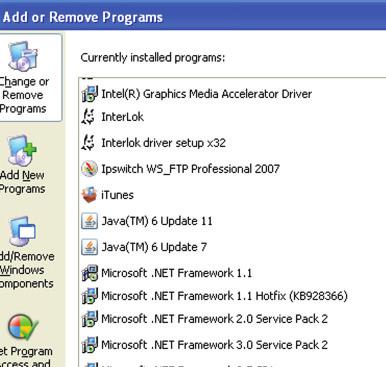 Check for Microsoft.NET Framework 3.0 FastARTIST 2.0 requires a Microsoft.NET Framework 3.0 installation. If updates for the computer are current then continue to step 4.