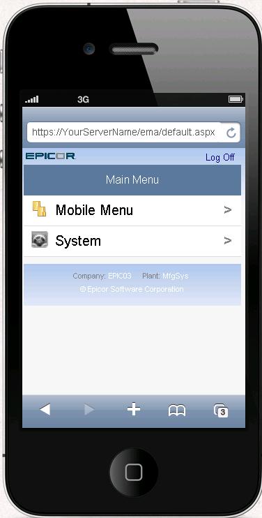 Mobile Device Dashboards Tip To learn how to use the System menu, where you can set up display parameters