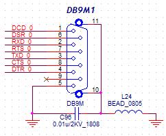 5.23 DB9M1 _COM1 Signal Conn.