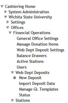 2) From the Applications tab select Business Office 3) Click on Wichita