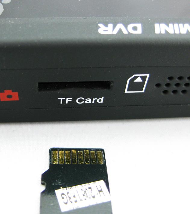 BEFORE FIRST USE - SD CARD The Kingfisher Micro DVR needs a Micro SD card installed for proper operation.