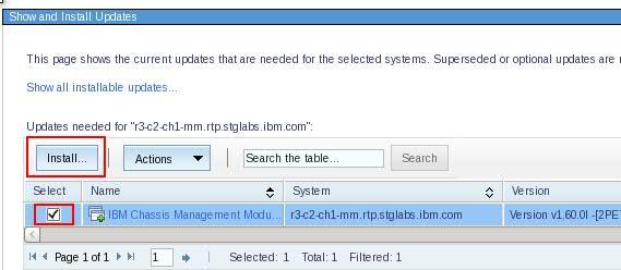 Follow the steps in Section 8.3, Acquire updates wizard on page 73 to specify where the IBM FSM can obtain the updates to be installed. When completed, click Shown and Install Updates to continue. 3.