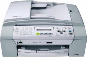MFC-290C - Features as per MFC-250C plus Up to 30/25ppm mono/colour printing speed Up to 15 sheet automatic document feeder Media Card Centre: Print digital images