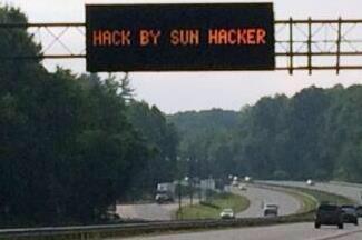 North Carolina Highway Signs Compromised By a Foreign