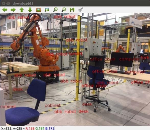 Improvement of Automated Guided Vehicle s image recognition - Results and discussion print on the picture.