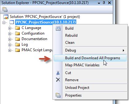 Configuration File The application reads the PowerPmacNC.ini configuration file in its exe directory at start-up to obtain its configuration data.