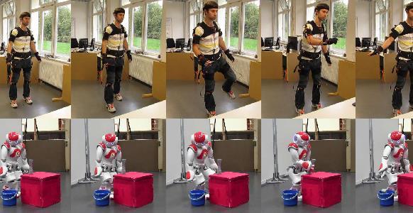 3D Human Poses Real-Time Imitation of Human Whole-Body Motions by