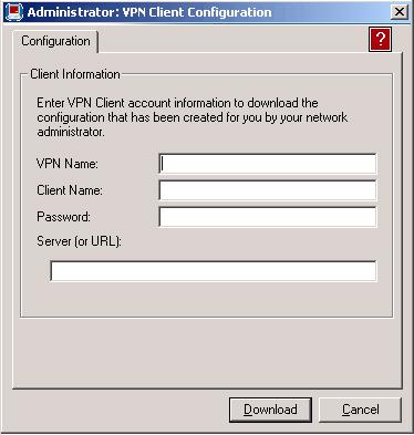 Administrator : Corente Client Configuration Enter Corente Client account information to download the configuration that has been created for you by your network administrator. Domain: 4.