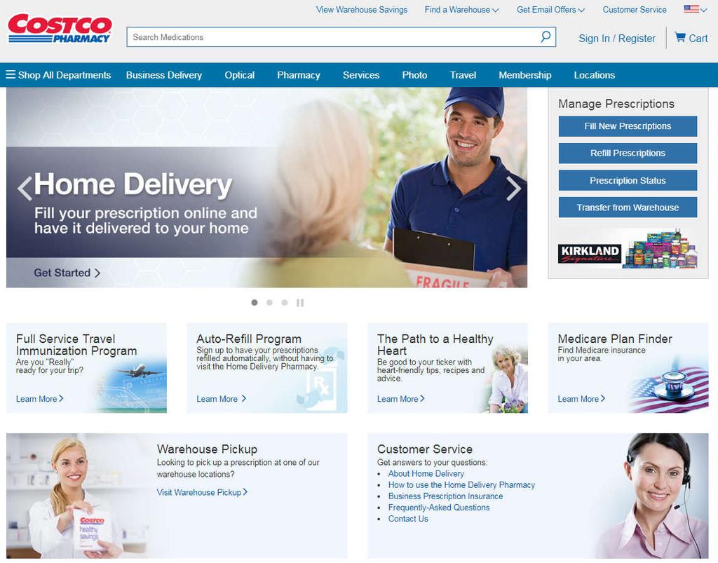 Register an Account Visit: pharmacy.costco.