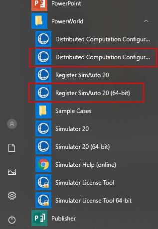 Tools to help with Computer SimAuto Registration Tool RegSimAuto.
