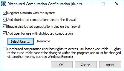 Distributed Computation Configuration Tool New tool for configuring Distributed Computing tools You run this tool on the remote machine that you configure for