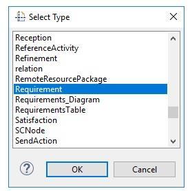 d. In the Data Source View panel, expand the ModelElement(ModelElement) node and note that Requirement