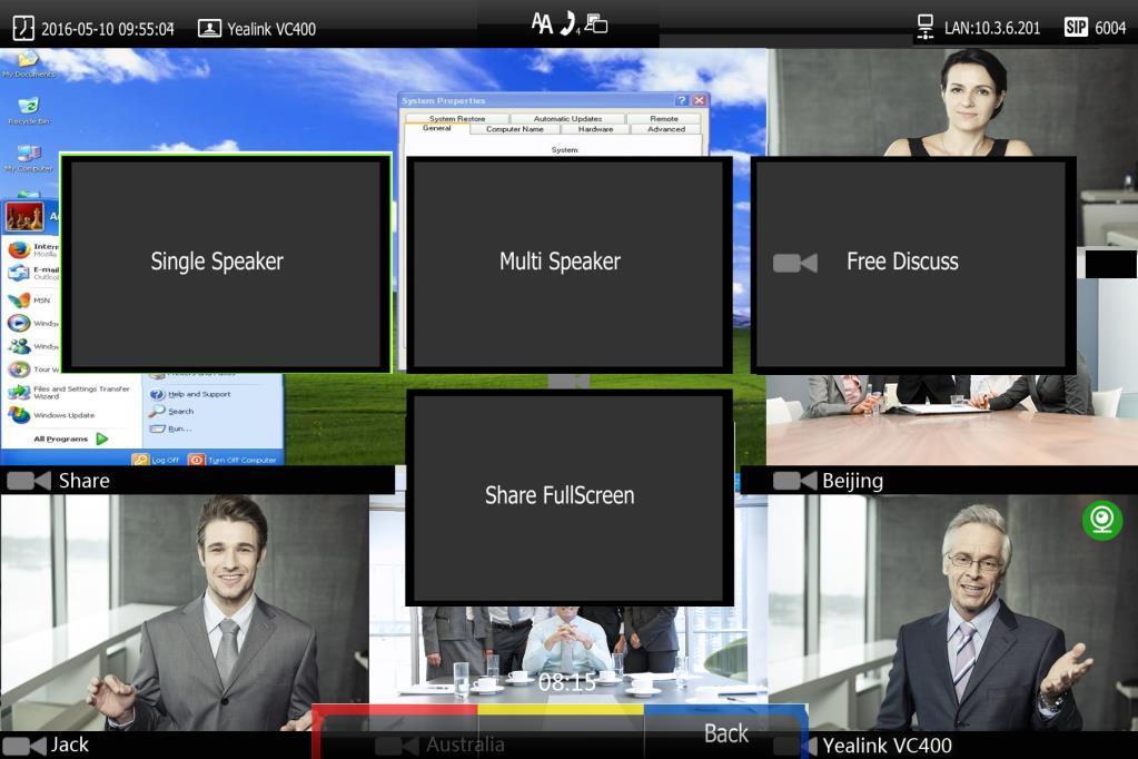 User Guide for the VC400 Video Conferencing System Presentation during a Chairman-Mode Conference During a chairman-mode conference, connect a PC to