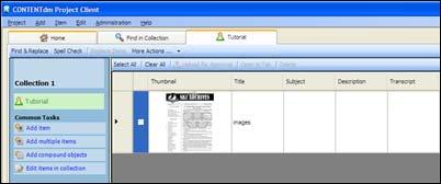 11. A progress screen displays as the document is processed. When processing is complete, the Summary screen displays. Click Close. The compound object is displayed in the project spreadsheet.