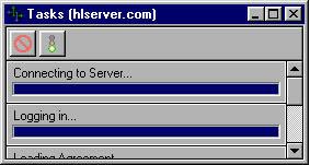 This server is not only easy to find, but also has lots of information about using Hotline. 1 Click the Servers button to open the Server window.