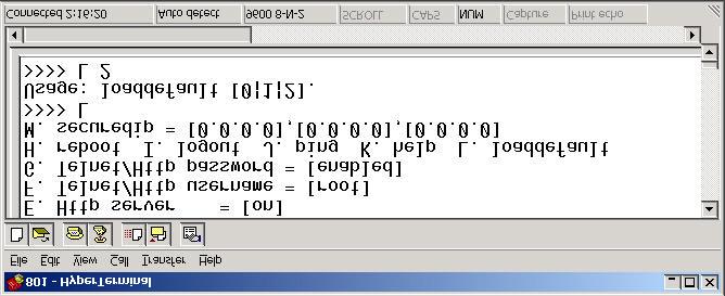 Figure 3-8. After pressing Enter twice, the first secured IP address is set to 199.86.12.46.