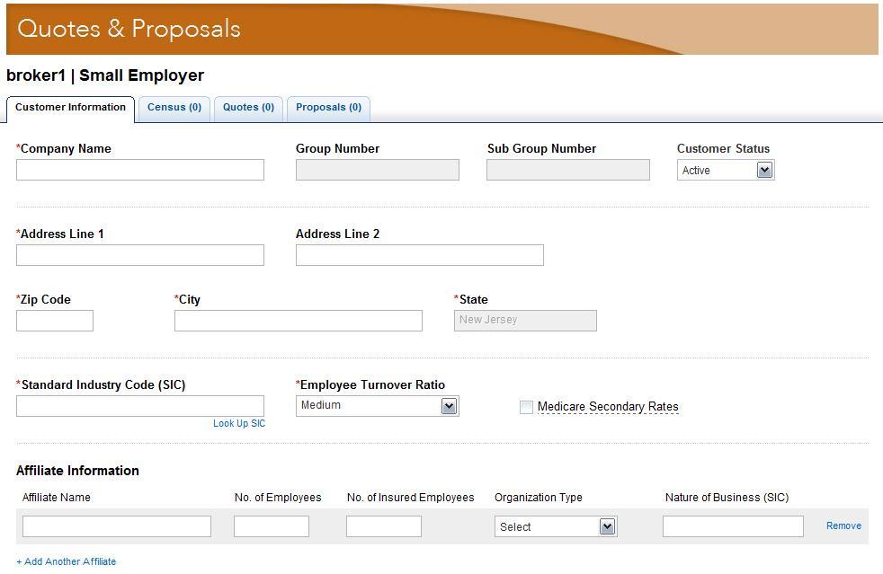 3.1.2 Add New Company Prospect You can add a new company prospect for a particular company, based on the details that you gathered from the company as part of the pre-sales exercise.