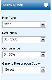 In the Generic Prescription Copay list, select the prescription copay amount. The plans are updated based on the prescription copay amount that you selected. 5.5.2.