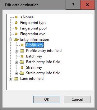 3. Importing data 3 Figure 3: Link to Profile key. 10. In the first page of the Add data conversion rule wizard select File > Name and press <Next> (see Figure 4). Figure 4: Link File name. 11.