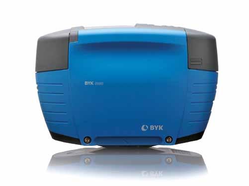 Accurate results and low maintenance The BYK-mac spectrophotometer uses a light source with longterm stability and patented illumination control which provides superior accuracy and low maintenance
