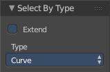 Last Operator Select By Type Extend With this option activated the selection does not clear before performing the selection operation, but extends.