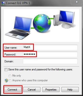 ones you use to login to your computer at