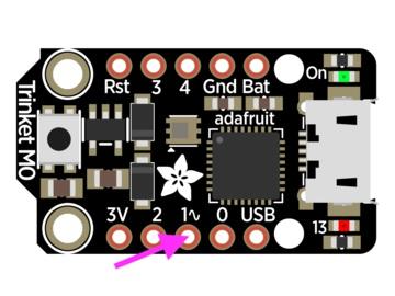 Find the pin Use the diagrams below to find the A0 pin marked with a magenta arrow!