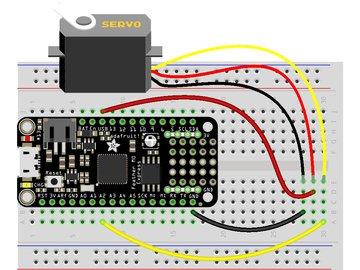 Express, connect the ground wire to any GND, the power wire to USB or 5V, and the signal